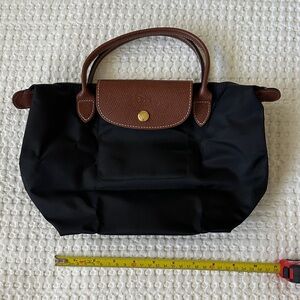 Longchamp LePliage small short handles